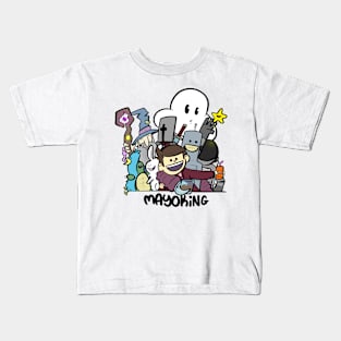 Group Shot Dark Text Kids T-Shirt